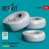 RESKIT RS48-0541 A-10 Thunderbolt II (weighted) wheels set (3D Printed) (1/48)